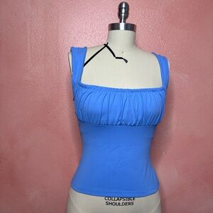 Blogilates Blue Workout Top